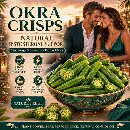 💪More Energy, More Confidence, More Connection – 🔥Premium Okra Crisps for Men-BP