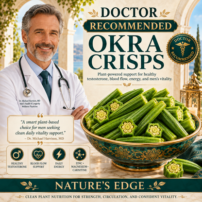 💪More Energy, More Confidence, More Connection – 🔥Premium Okra Crisps for Men-BP