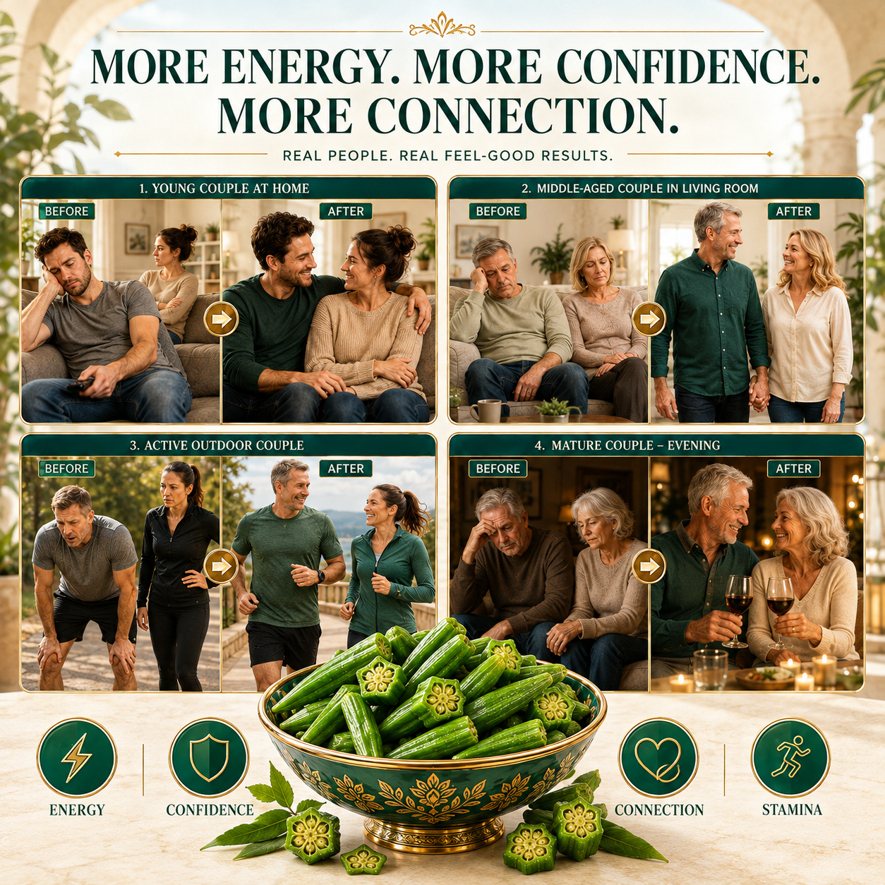 💪More Energy, More Confidence, More Connection – 🔥Premium Okra Crisps for Men-BP