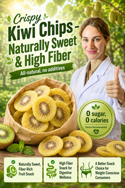 🌿Premium Dried Kiwi Slices –🔋 High Fiber Fruit Snack Supporting Heart Health🫀Digestive Wellness🏃🏻‍♀️Joint Health & Healthy Weight Management💪-bp